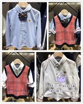Optometry now ~ 2019 Winter payment EK boy fitted knitted waistcoat EKVK94901A shirt EKYW94903A