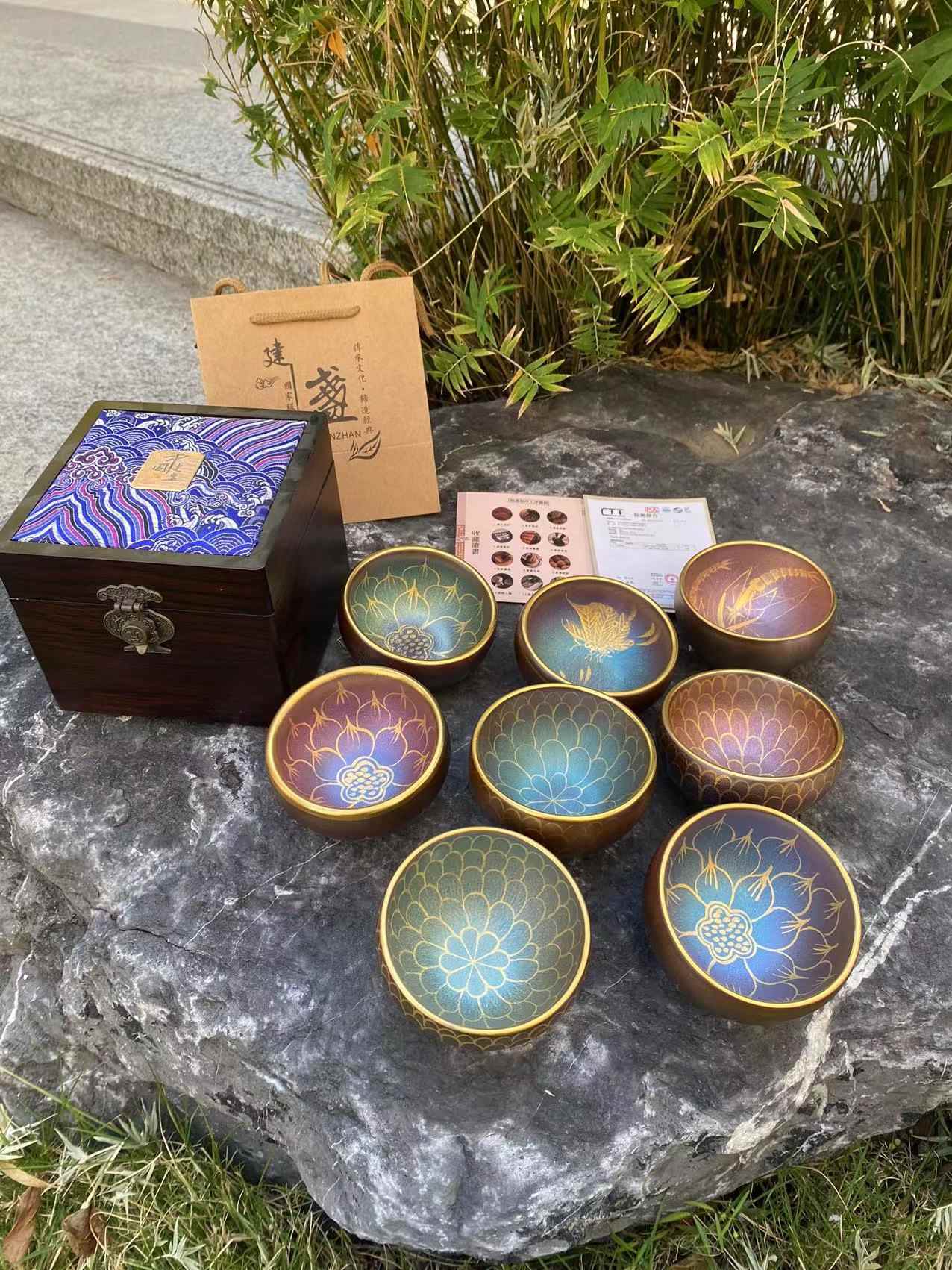 茶碗■追銘「夕月」3つ割り高台 伊羅保 平茶碗 茶道具 抹茶碗 古美術 桐共箱■ 茶碗□追銘「夕月」3つ割り高台 伊羅保 平茶碗 茶道具 抹茶碗 古
