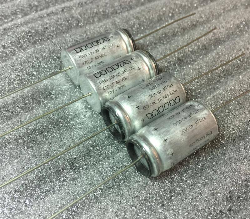 New original box Swedish RIFA PEG124 series 40VDC 470UF fever cathode electrolytic capacitor
