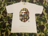 Spot Super Limited Bape x OnePeece One Piece United Name Short -Sleeed