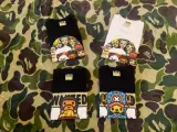 Spot Super Limited Bape x OnePeece One Piece United Name Short -Sleeed