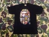 Spot Super Limited Bape x OnePeece One Piece United Name Short -Sleeed