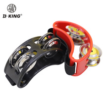 Nine girls African drums step on the bell Kahon drum box drum accompaniment folk songs play and sing African tambourine Hong drum foot bell