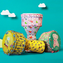 African drum playing for children beginners free tuning Pig Paige cartoon tambourine Lijiang Goatskin tambourine