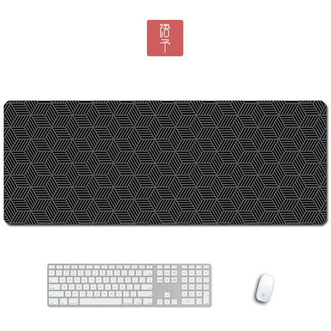 Geometric Pattern Large Gaming Mousepad, Desk Mat (5mm, 900x400mm) Phone Case