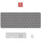 Geometric Pattern Large Gaming Mousepad, Desk Mat (5mm, 900x400mm)