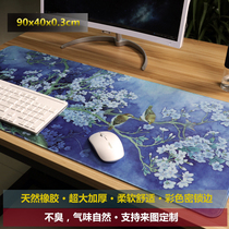 Super rat standard pad 90x40 thickened table pad table pad waterproof rubber pad Office and household subiao mouse pad customization