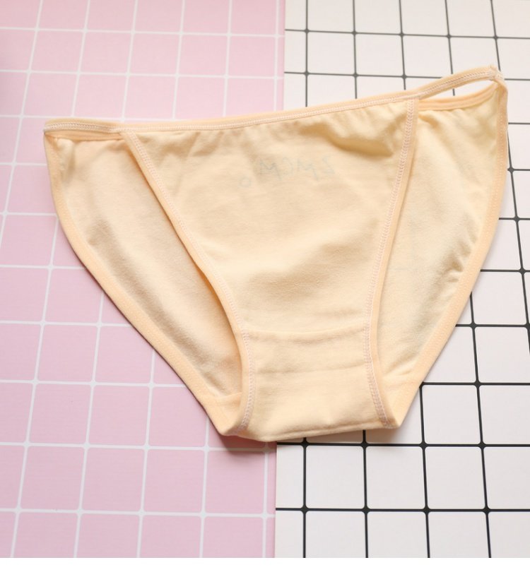 Cotton eo thấp tam giác cotton nữ đồ lót T quần thư màu rắn cotton cô gái bán buôn quan sip nam