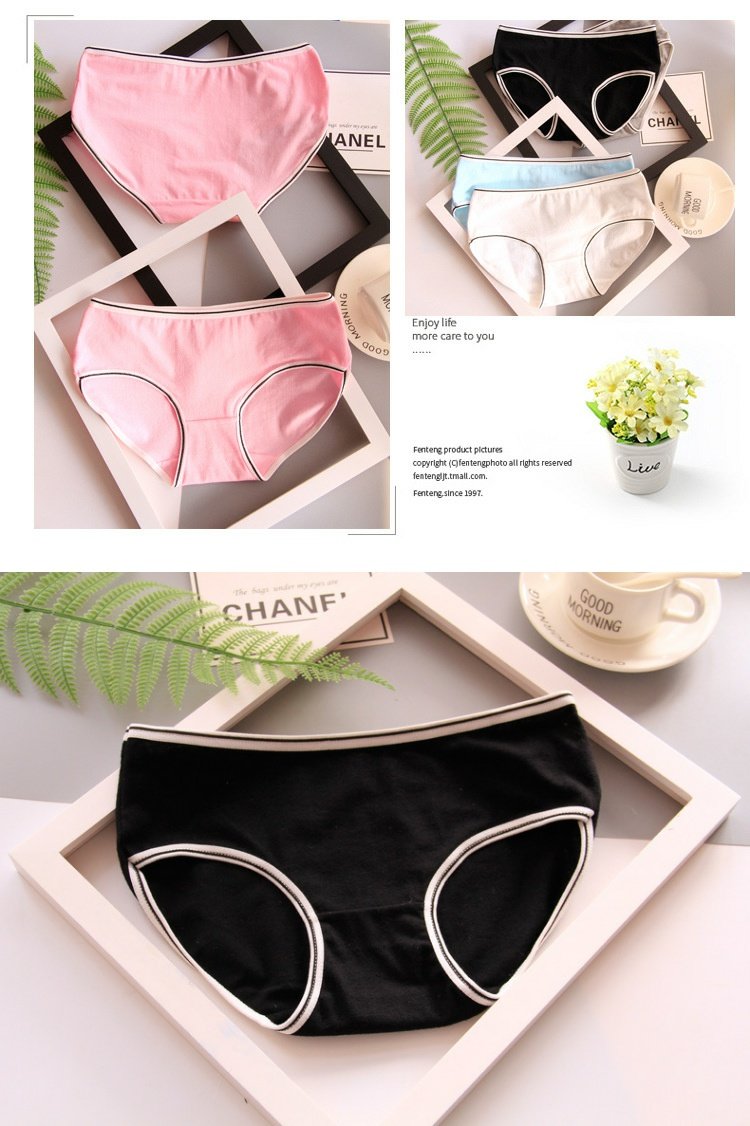 Quần áo thoáng khí nữ chất liệu cotton dễ thương Đồ lót phụ nữ cotton tam giác thoải mái kẹo màu quần eo thấp quần lót nữ gợi cảm