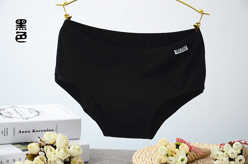 Tinh khiết màu bông vải cô gái hip bông tam giác đồ lót túi xách hip thấp eo ladies đồ lót kích thước lớn bán buôn