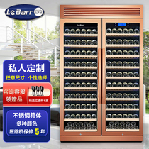 Lebar double open door red wine cabinet thermostatic winehouse customizes large capacity commercial ice with commercial embedded red wine cabinet