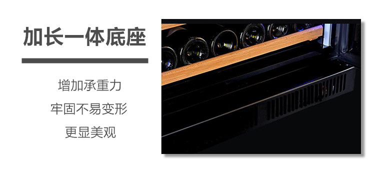 kệ gỗ đựng rượu Thanh nhạc Lebarr L340S-C máy nén khí hai cánh tủ rượu nhiệt độ không đổi tủ lạnh rượu khung gỗ bán trực tiếp - Tủ rượu vang tủ rượu hafele 12 chai