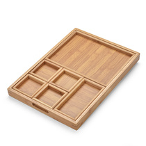 Kung Fu Tea Set Small Tea Tray Bamboo Made Tea Tray Single Office Home Mini Square Brief About Bamboo Dry Foam