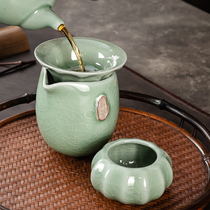 Ceramic tea set public cup tea leak set tea divider integrated tea cup tea cup fair Cup fair Cup