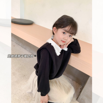 Mother-daughter doll collar sweatshirt