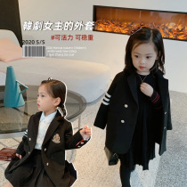 Girls jk popular academy style cotton jacket foreign woolen coat childrens school uniform small suit