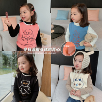 Mai Mai Qiu childrens clothing boys and girls vest 2020 Autumn and Winter new childrens baby base warm plus velvet tide tide