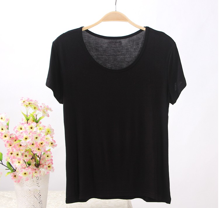 Đồ ngủ nữ mùa hè ngắn tay modal cotton kích thước lớn đáy áo mỏng phần lỏng lẻo dịch vụ tại nhà giản dị áo thun hàng đầu đồ bộ nam mặc nhà