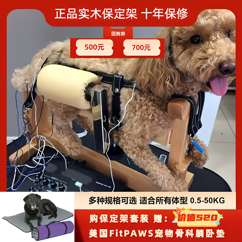 [This Week's Special Offer] Pet Acupuncture Stand Dog Acupuncture Universal for Dogs, Cats, and Rabbits Solid Wood Acupuncture Stand for Animal Paralysis