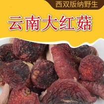 Wild red mushroom dry goods Yunnan specialty wild red mushroom wild fungus Red Mushroom 50g