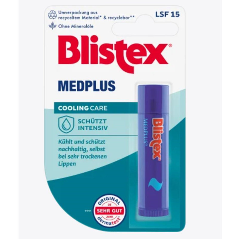 German blistex highly moisturized with protective lip balm with bottom colorless Death to dry and cracked water replenishing moisturizing-Taobao