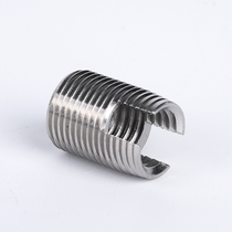 Factory direct 302 type slotted color zinc self-tapping screw sleeve self-tapping sleeve sheath thread bushing M2-M16