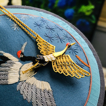 (Xiongjia Jewelry) Traditional Craftsmanship Yanjing Eight Masterpieces Handmade ancient method engraved with gold filigree cloisonné roasted blue