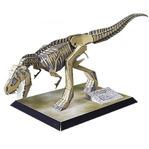 3D Paper Die Solid Model Diy Hand Folded Paper Children Toys Jurassic Dinosaur Fossil Barking Dragon Skeletons