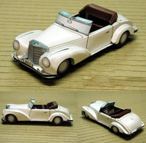 3D Paper Die Solid Puzzle Model Diy Hand Folded Paper Toy Mercedes Old Master Car Simulation Car Mode Vehicle