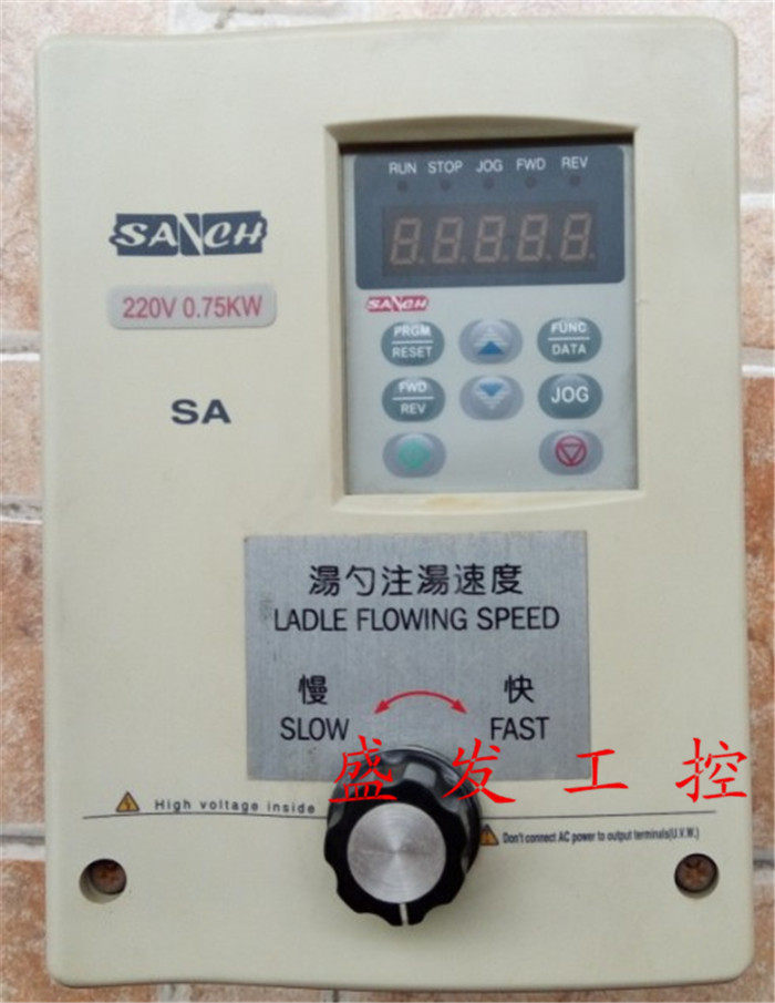 SA - 2007B 220V 0 75K converter used physical chart package is good