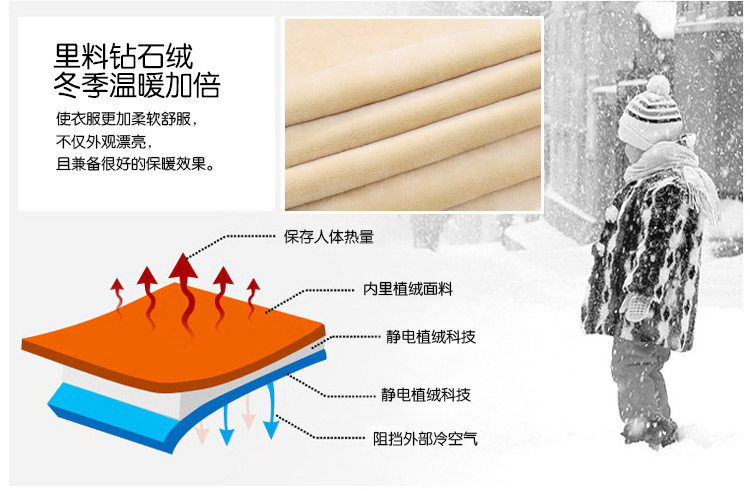 Sous-vêtement chaud jeunesse NP94D10422 en coton - Ref 715066 Image 7