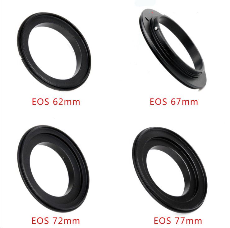 Application of EOS49-52-55-58-62-67-72-77 lens Anti-connection ring inverted ring near Regent microdistance
