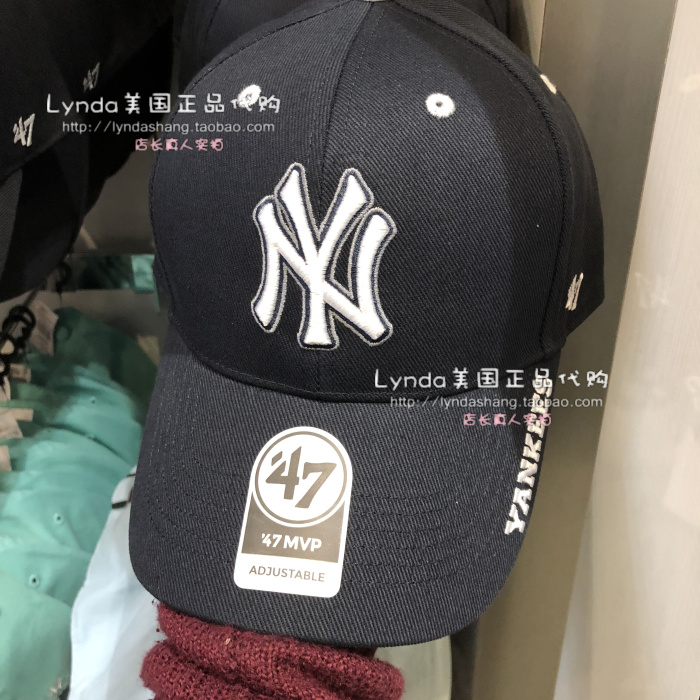 Lynda Mỹ chính tả mail 47 thương hiệu MLB Yankees mũ bóng chày NY hat nam giới và phụ nữ điều chỉnh sunhat 	mũ bóng chày hàn quốc	