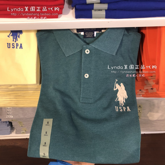 Lynda Hoa Kỳ chính tả mail CHÚNG TÔI POLO ASSN Malaysia nam cổ điển ve áo Polo áo sơ mi kinh doanh bình thường ngắn tay áo