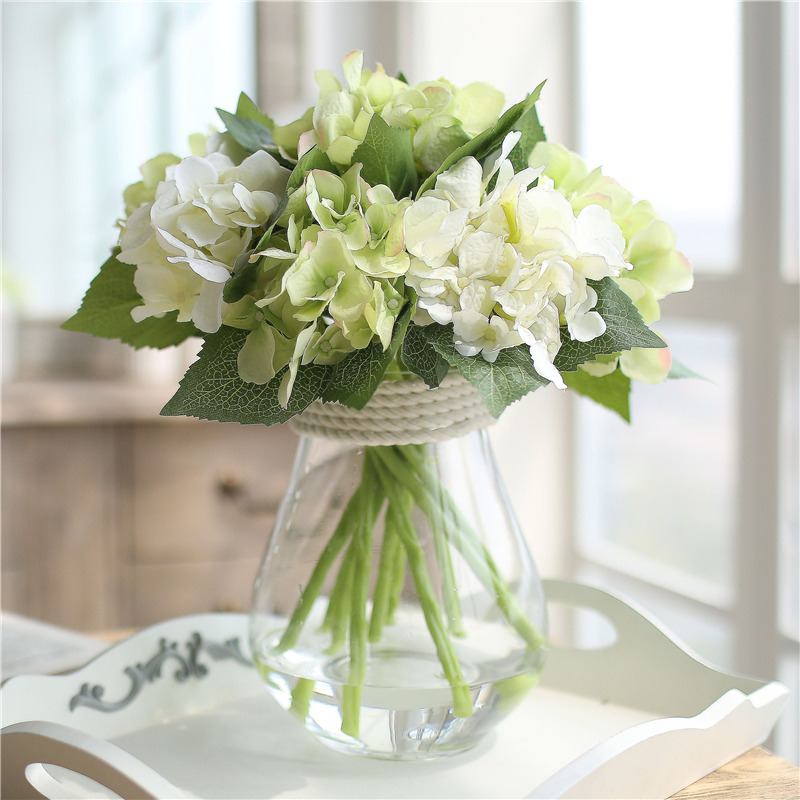 Small Fresh Table Fl Set Fake Flower Decoration Small Fresh Table Fl Set Fake Flower Decoration Arrangement Silk Artificial Living Room Hydrangea