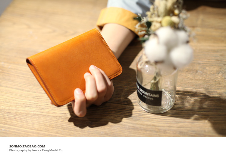 Da retro handmade da bò đa chức năng hộ chiếu túi tài liệu gói hộ chiếu đặt vé hộ chiếu hóa đơn túi túi đựng giấy tờ xe