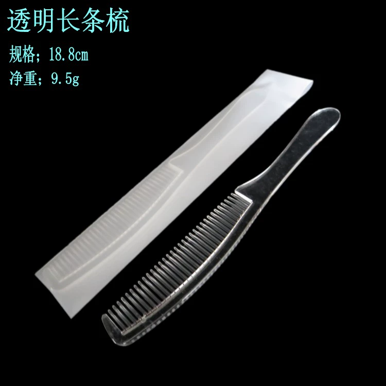 Lược khách sạn khách sạn tùy chỉnh một lần Phòng khách sạn cung cấp lược dài đầu lược gỗ 100 - Rửa sạch / Chăm sóc vật tư túi đựng đồ trang điểm cá nhân