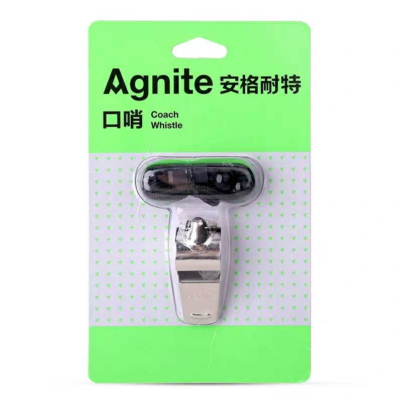 Deli Anglonet F1306 whistle stainless steel metal belt rope whistle