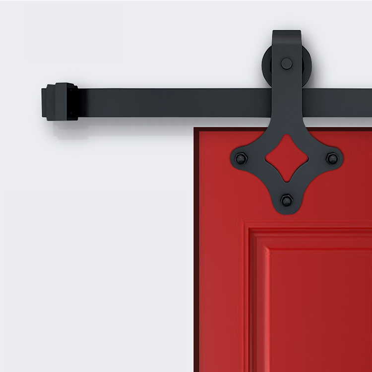 American barn door hanging wheel hanging wheel rhombus sliding door sliding door bedroom book room door partition track pulley guide rail