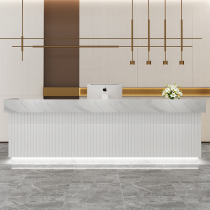 Simple modern style Light luxury bar Hotel counter Beauty salon Clothing store cashier Company reception desk