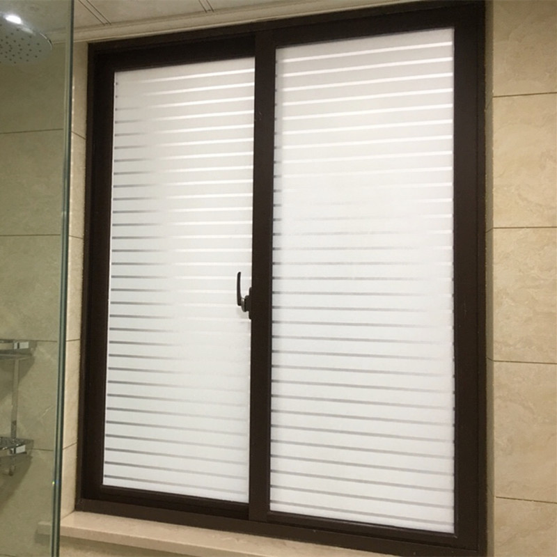 Self Adhesive Film Frosted Glass Sliding Door Bathroom Window
