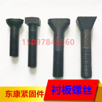 Current Goods Supply Square Head Bolt Bucket Type Screw Goose Egg Screw Lining Plate Screw Custom Ball Mill Screw