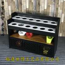 String Fire Pan Shop Self-service seasoning table sauce table small stock NTU Richie Kong sinkhole sunken Zoo Taiwan business Taiwan