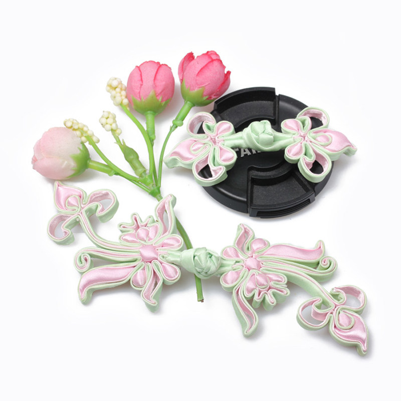 Disc Buckle with Disc Buckle HAND CHEONGSAM BUTTONS FOR WOMEN RETRO STYLE CHINESE STYLE TANGY CLOTHES DECORATION ACCESSORIES CREATIVE FABRIC FLOWER ACCESSORIES