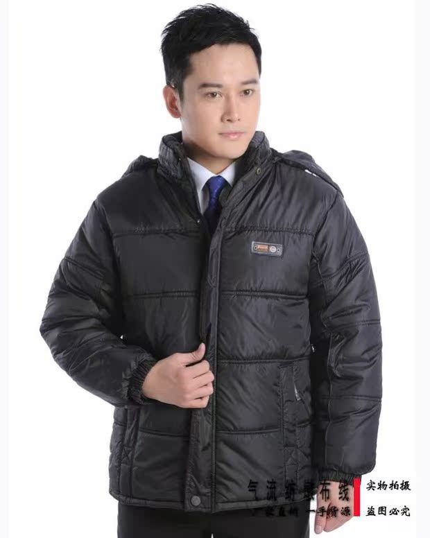 Thêm phân bón để tăng áo khoác nam trung niên áo khoác bông cotton áo khoác nam trung niên áo khoác dày cha bông quần áo mùa đông quần jean nam hàng hiệu