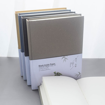 Simple and simple literary and artistic super thick hard surface 32K16K white paper graffiti book Student hand-painted book sketch book blank thick