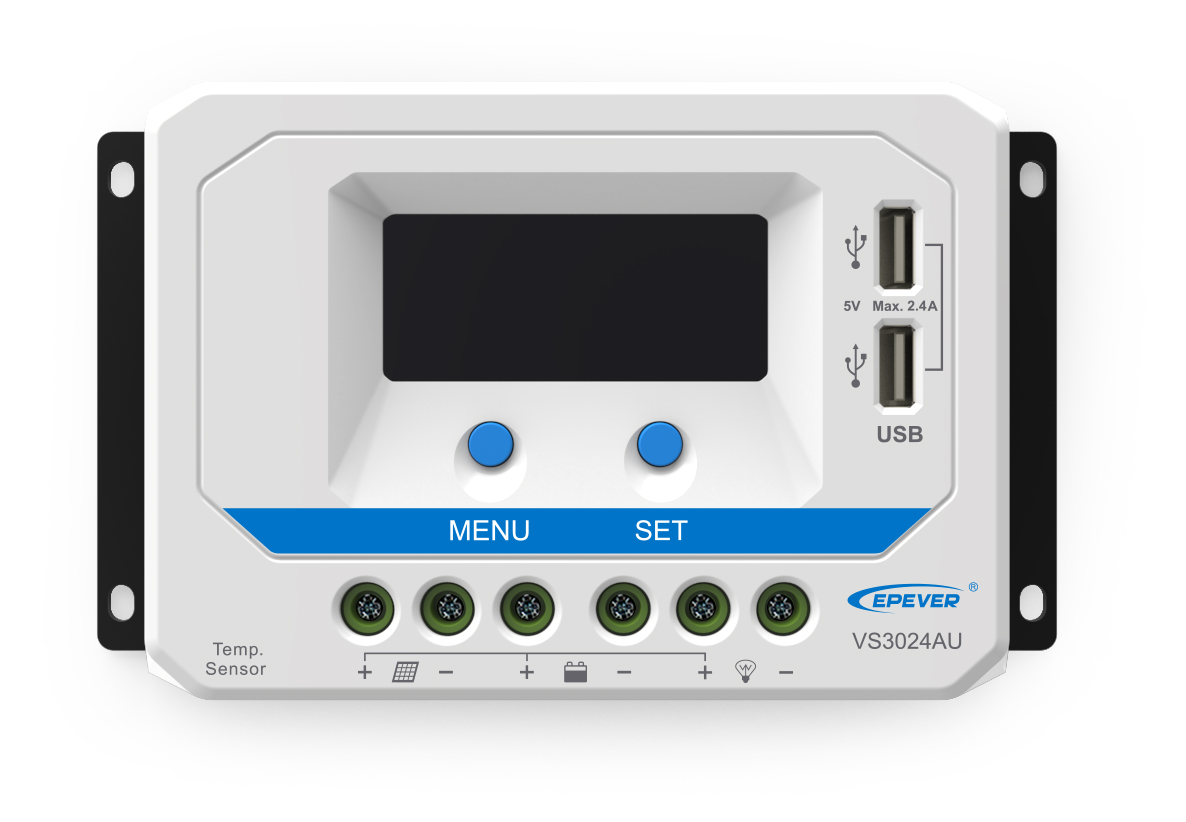 VS3024AU 30A 12V 24V Viewstar Solar charge and discharge controller LCD USB