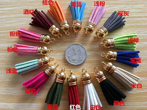 Маленький короткий аксессуар с кисточками ручной работы, брелок, мобильный телефон, подвеска, 4см, DIY