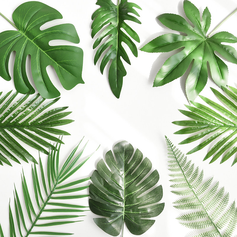 ins wind simulation leaf photo props decoration ornaments nail art shooting pose decoration background cloth Taobao photography