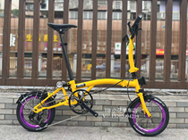 mint domestic Xiaobu 14-inch folding bike M handlebar 3-speed lightweight portable folding bike BOB 3-14K clip brake